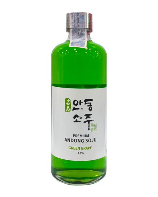 Andong Soju Premium Green Grape 375mL