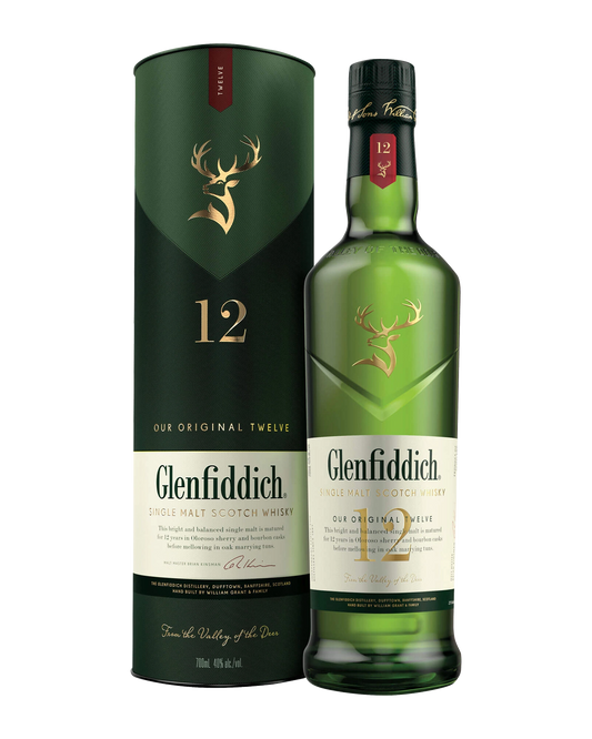 Glenfiddich 12YO Single Malt 700mL