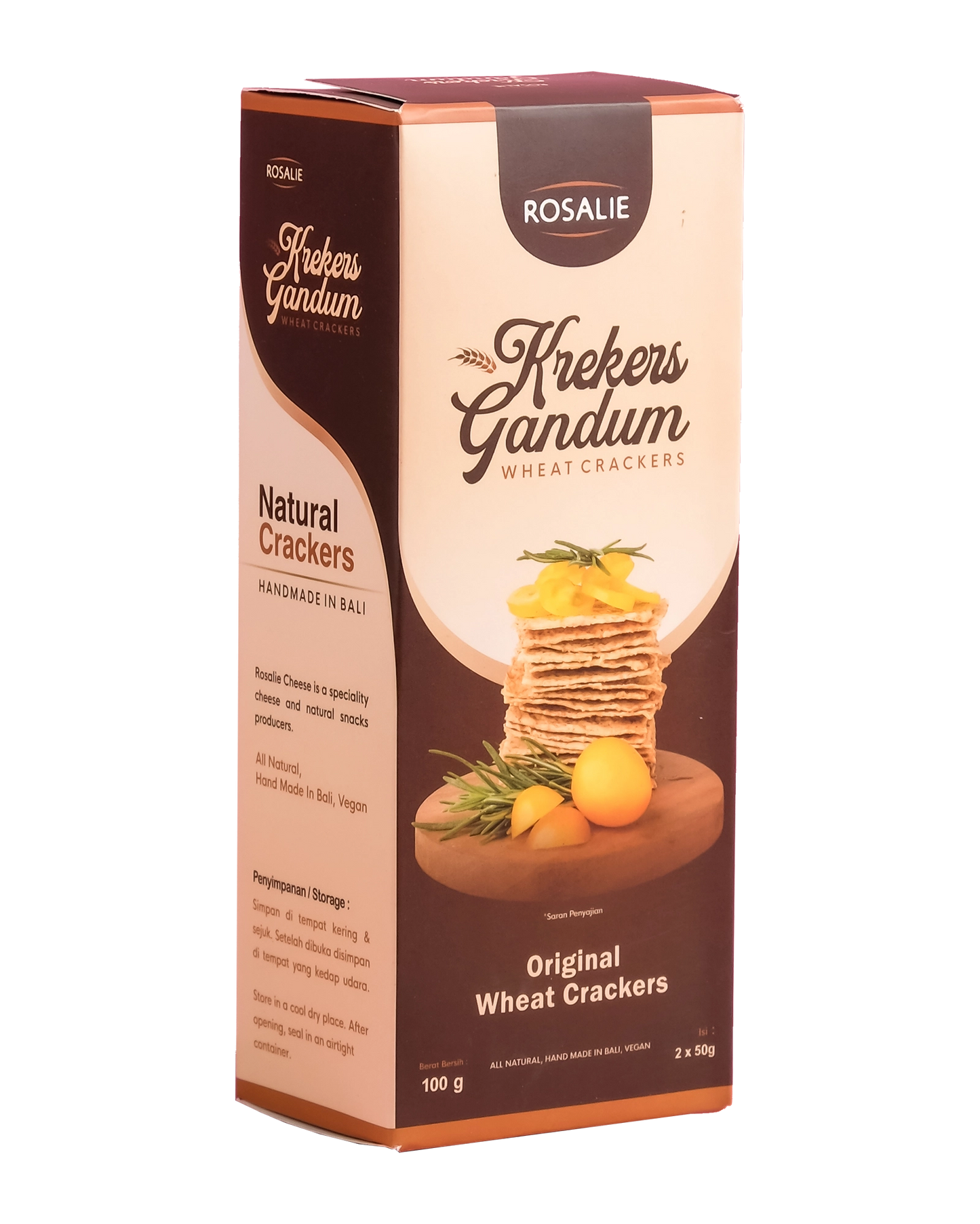 Rosalie Original Wheat Crackers 100gr