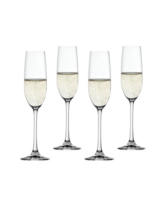 Spiegelau Salute Champagne Flute Set 4 7oz