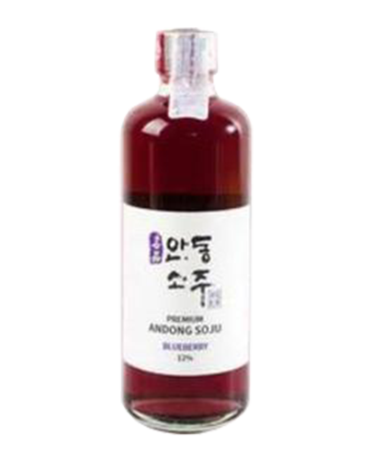 Andong Soju Premium Blueberry 375mL