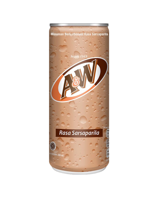 A&W Sarsaparilla Can 250mL