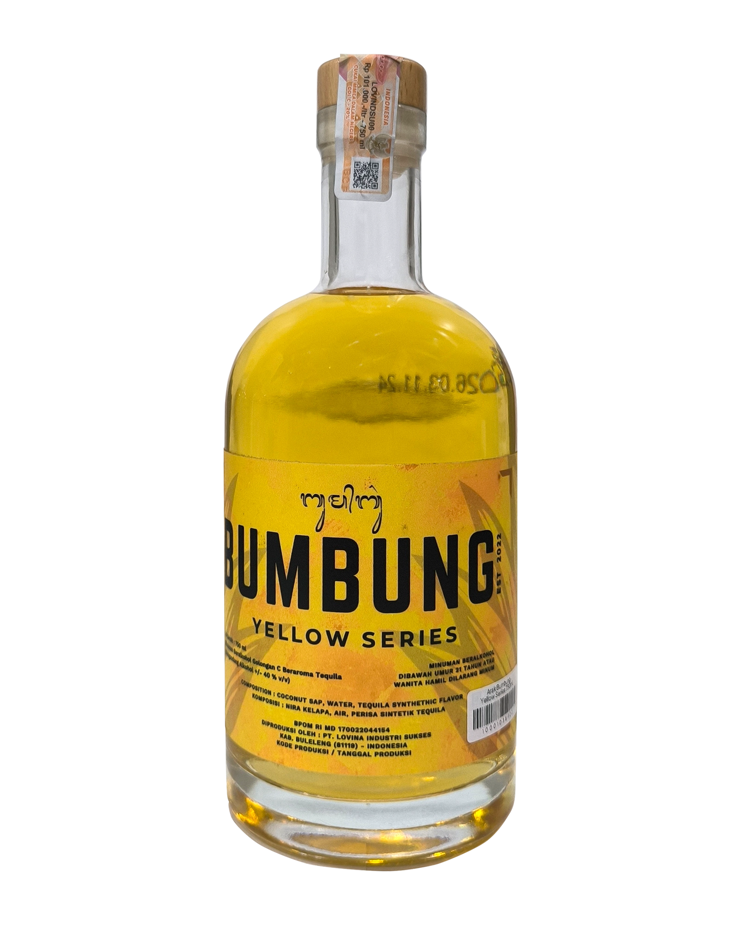 Arak Bumbung Yellow Series 750mL