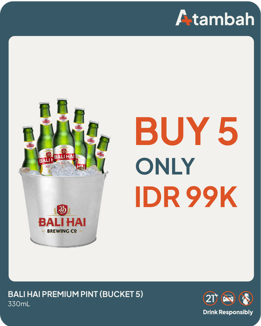[PROMO] Bali Hai Premium Pint 330mL (Bucket 5)