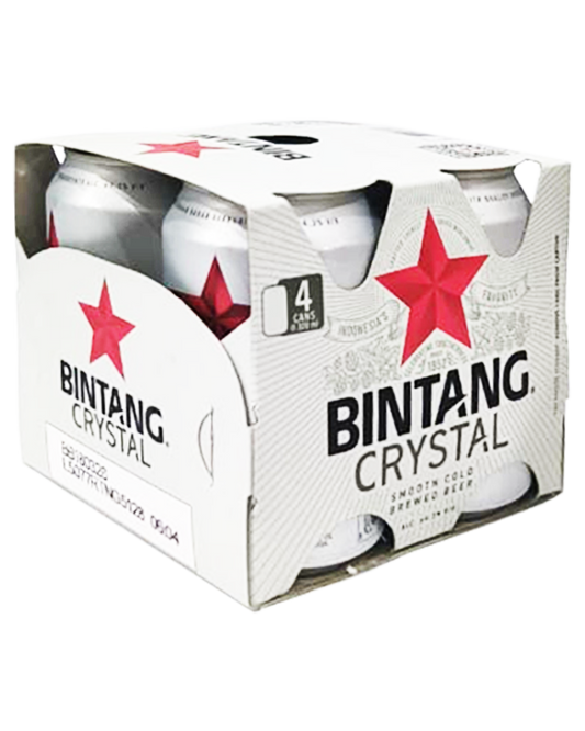 Bintang Crystal Can 320mL Cluster Pack of 4