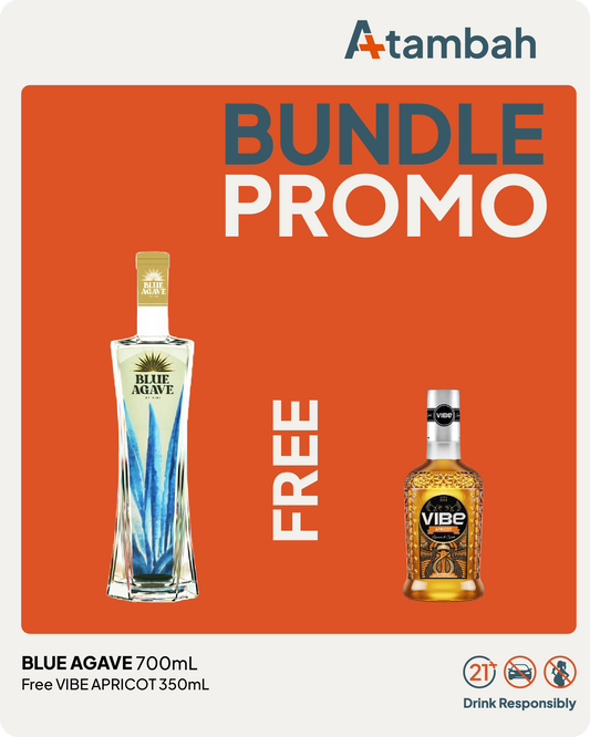 [PROMO BUNDLE] Blue Agave by Vibe 700mL + FREE Vibe Apricot 350mL