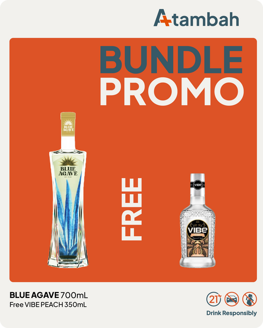 [PROMO BUNDLE] Blue Agave by Vibe 700mL + FREE Vibe Peach 350mL