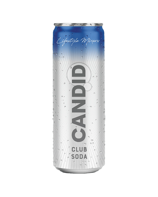 Candid Lifestyle Mixer Club Soda Can 250mL