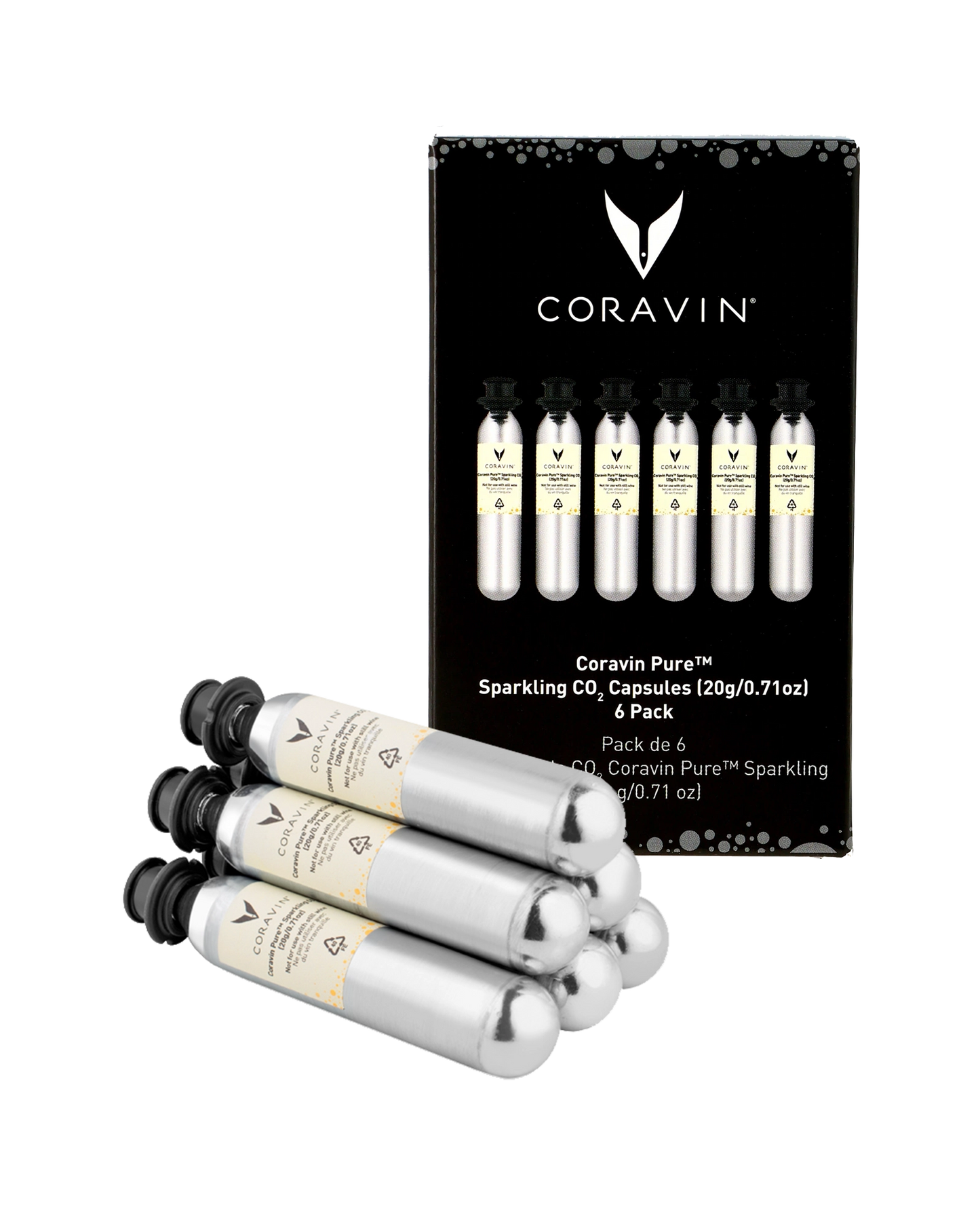 Coravin Sparkling CO2 Capsules 6 Packs