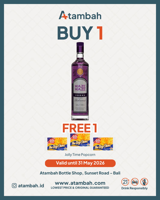 [PROMO] Maze Maze Vodka Blackcurrant Free Popcorn Jollytime