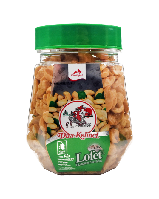 Dua Kelinci Lofet Daun Jeruk Toples 120g