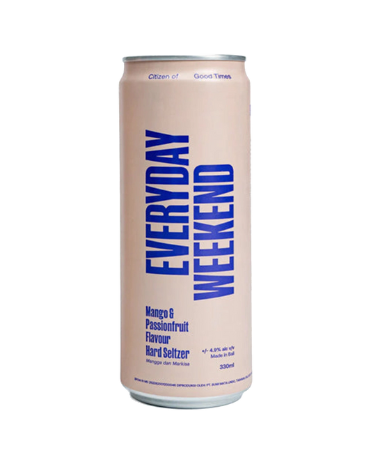 Everyday Weekend Seltzer Mango Passionfruit Can 330mL