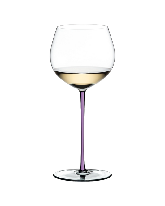 Riedel Fatto A Mano Oaked Chardonnay Opal Violet 21oz