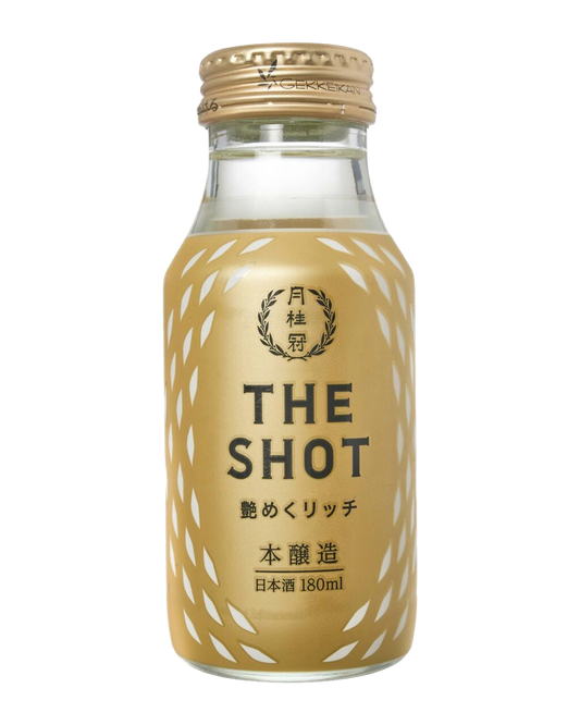 Gekkeikan The Shot Tsuyameku Rich Gold Hanjozo 180mL
