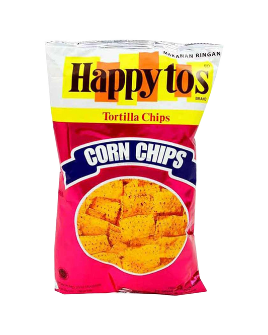 Happytos Corn Chips Merah 140g Pcs