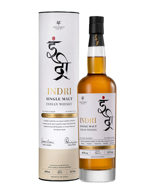 Indri Trini Single Malt Indian Whisky 700ML