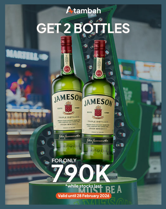 [PROMO TWIN PACK] Jameson Irish Whisky 700mL