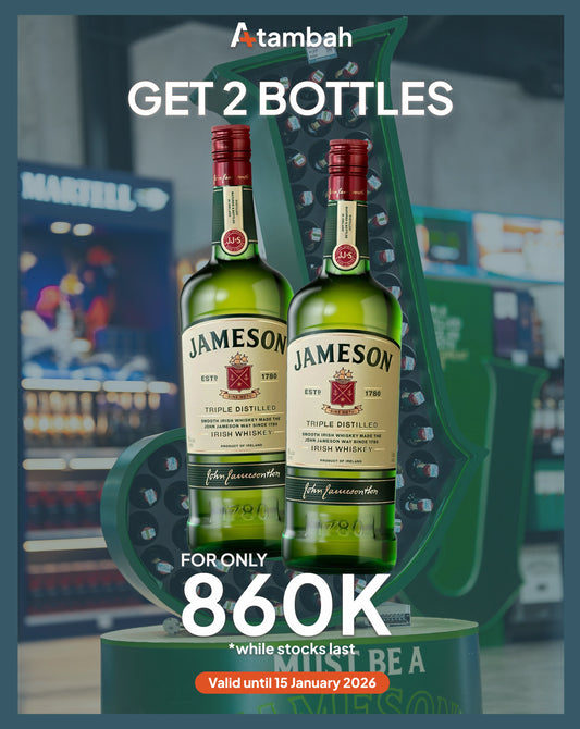[PROMO TWIN PACK] Jameson Irish Whisky 700mL
