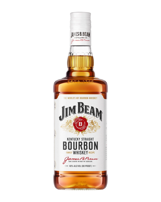 Jim Beam White Kentucky Straight Bourbon Whiskey 750mL