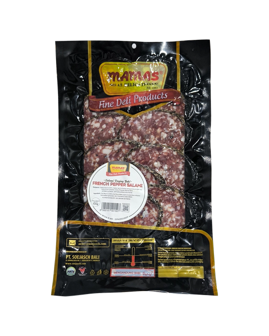 Mama's French Pepper Salami Sliced 100