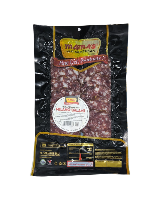 Mama's Salami Milano Sliced 100