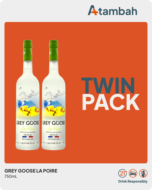 [PROMO TWIN PACK] Grey Goose La Poire 750mL