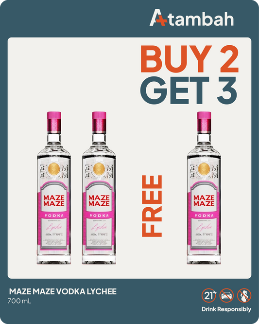 [PROMO BUY 2 GET 3] Maze Maze Vodka Lychee 700mL
