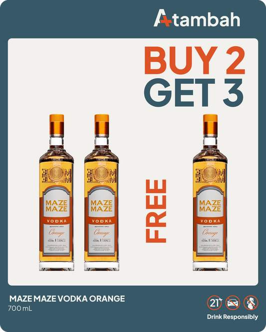 [PROMO BUY 2 GET 3] Maze Maze Vodka Orange 700mL