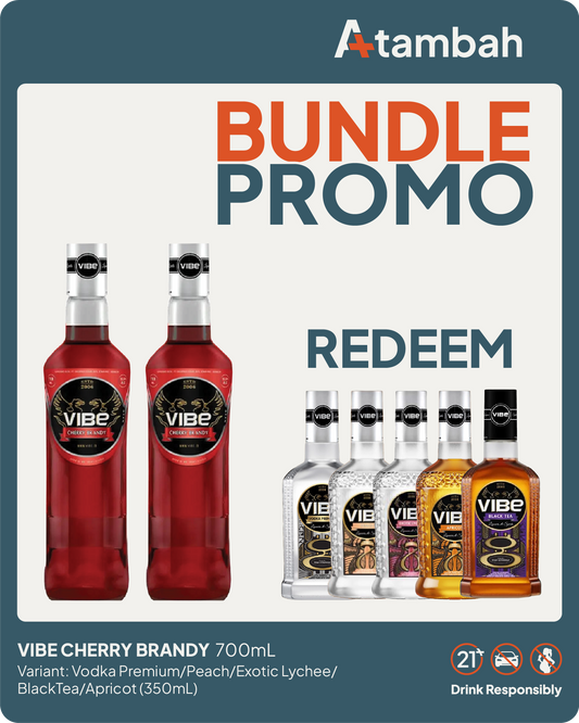 [PROMO BUNDLE] Vibe Cherry Brandy 700mL
