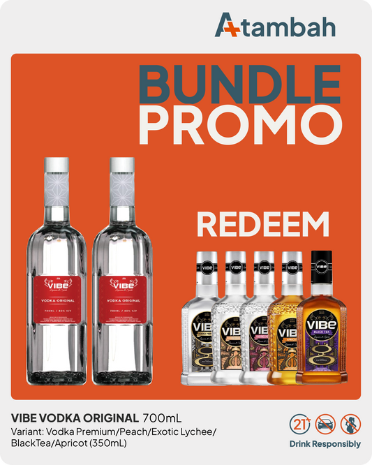 [PROMO BUNDLE] Vibe Vodka Original 700mL