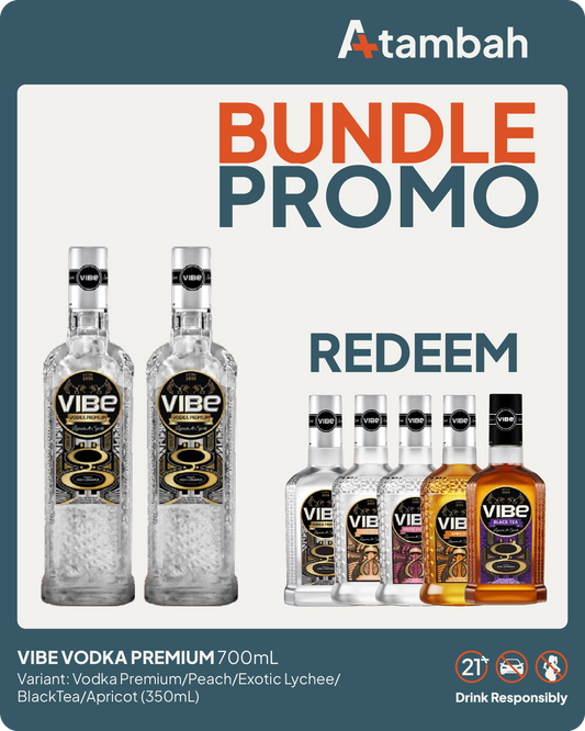 [PROMO BUNDLE] Vibe Vodka Premium 700mL