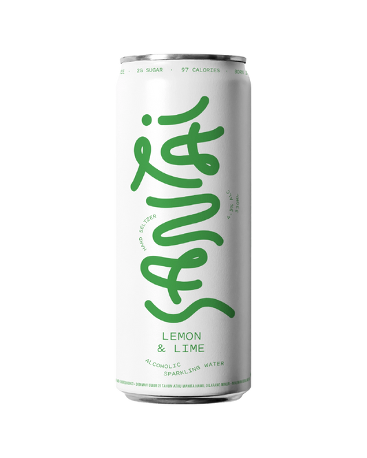 Santai hard Seltzer Lemon & Lime Can 330mL