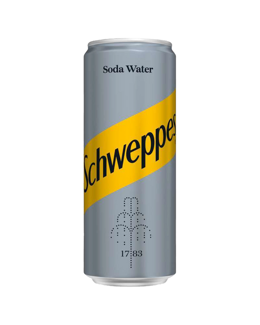 Schweppes Soda Water Can 250mL