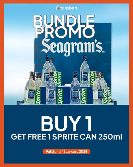 [PROMO] Buy 1 Seagram Vodka FREE 1 Sprite Can