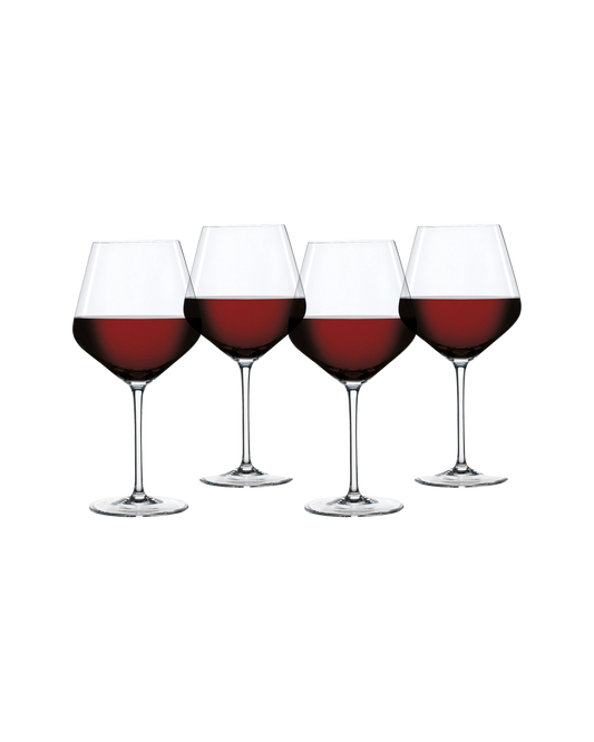 Spiegelau Style Burgundy Glass Set 4