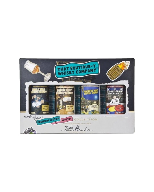 TBWC That Boutique-y Whisky Company Premium Scotch Whisky Collection Gift Set (4 x 50mL) 200mL