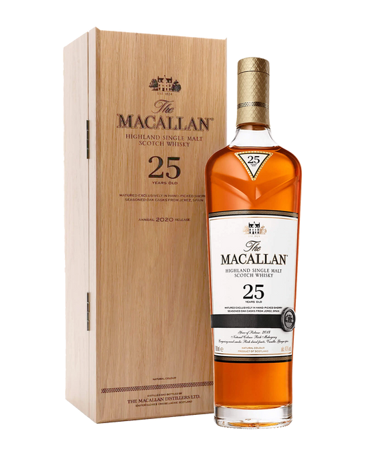 The Macallan 25YO Sherry Oak 700mL