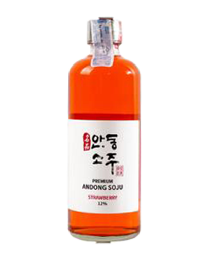 Andong Soju Premium Strawberry 375mL
