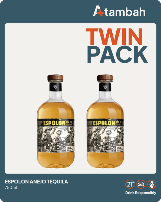 [PROMO TWIN PACK] Espolon Anejo Tequila 750mL