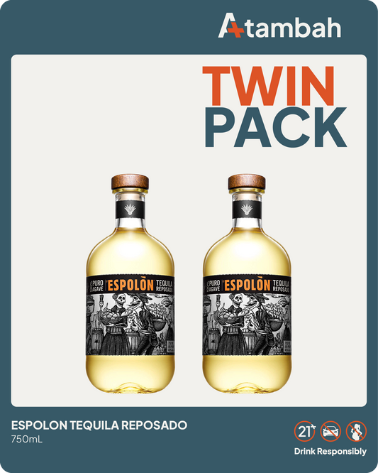 [PROMO TWIN PACK] Espolon Tequila Reposado 750mL