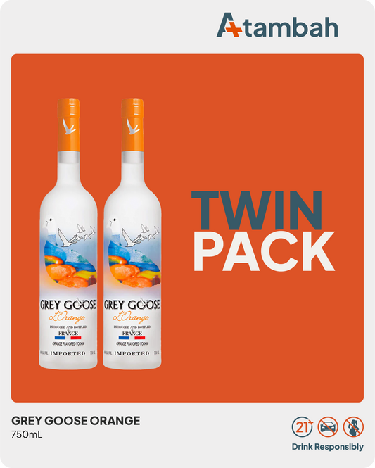 [PROMO TWIN PACK] Grey Goose Orange 750mL