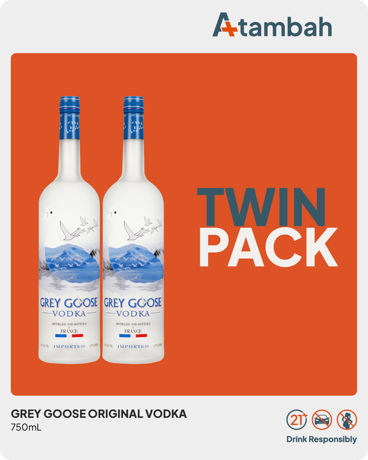 [PROMO TWIN PACK] Grey Goose Original Vodka 750mL