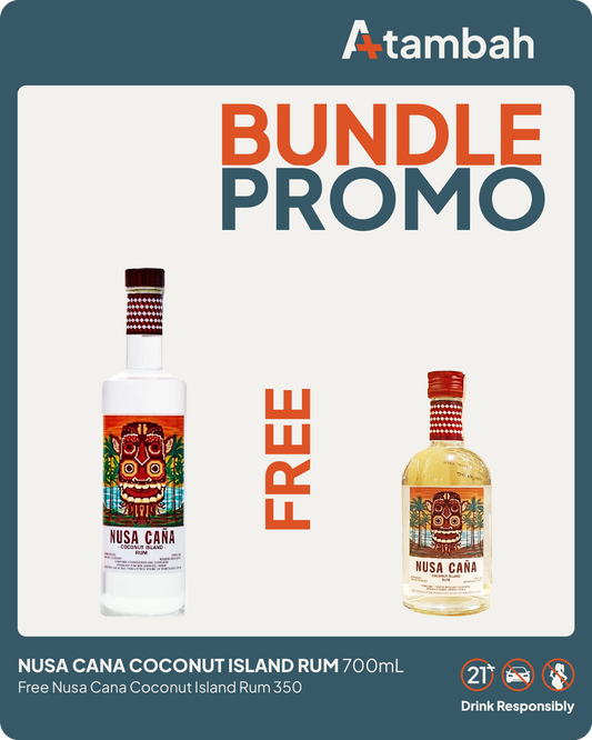 [PROMO BUNDLE] Nusa Cana Coconut Island Rum 700mL